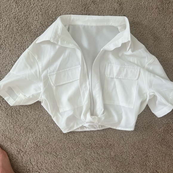 SHEIN Tops - White crop top
